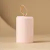Bote cuadrado para té color rosa melocotón, tarro de cerámica sellado a prueba de humedad para el hogar, recipiente pequeño portátil de estilo chino de alta gama para almacenar té