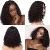 Nueva Peluca de Estilo Europeo y Americano de Amazon para Mujeres Africanas, Negra con Raya en Medio Pequeña Rizada Afro Sintética de Fibra de Alta Temperatura
