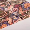 Bolsa de mano sin base con estampado Paisley y logo personalizado, bolsa de papel para tiendas de ropa, bolsa de regalo, bolsa de embalaje para compras al por mayor