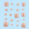 Unhas dos Pés Cor Nude Transparente, Tom de Pele Nude Doce e Realçador, Adesivos para Unhas dos Pés Cor de Rosa Translúcido Venda por Atacado