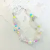 Nueva Cadena para Teléfono Móvil de Bolas de Pelo y Perlas Otoño e Invierno Cadena Colgante Exquisita de Muñeca para Teléfono Móvil Caja Sorpresa Llavero de Perlas Pintado a Mano Accesorios para Mujer