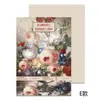 Uso Diario Estilo Pintura al Óleo Papel de Envoltura de Ciruela Salsa de Ciruela Papel de Envoltura de Flores para Ramo Papel de Fondo Inglés Artístico Papel Kraft