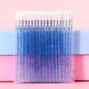 Pincel de Lábios Portátil Transfronteiriço com Cabo de Cristal Ferramenta de Beleza Pincel de Maquiagem Pincel para Batom Suprimentos de Beleza Pincel para Gloss Labial Pincel Sólido para Lábios