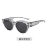 Gafas de sol retro de ojo de gato polarizadas con recubrimiento TR90 de comercio exterior para mujer, aptas para usar sobre gafas graduadas, directo del fabricante