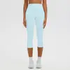 Leggings de Yoga Cepillados de Cintura Alta Pantalones de Pierna Ancha de Siete Puntos Chal Moldeador de Cuerpo Camisola Sujetador Conjunto de Cuatro Piezas