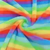 Peluche de Conejo Rayado de Color Curvo Estampado 500g Patrón Ondulado Moda Ropa Juguetes Zapatos Bolsas Tela de Felpa