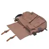 Bolsa de Ombro para Computador de Grande Capacidade 17 polegadas Lona Retrô Europeia e Americana Couro Crazy Horse Couro de Vaca Bolsa Transversal Masculina Ombro Casual Bolsa Escolar