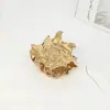 Pinza para el pelo exagerada de aleación con forma de concha europea y americana, Pinza para el pelo de estrella de mar de moda, Pinza de tiburón, Pinza para el pelo de tamaño mediano de temperamento simple para media coleta