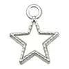 Set Mixto de 20 Colgantes de Aleación Plata Brillante Serie Sol, Estrella y Luna para Pulseras, Collares y Accesorios de Joyería DIY