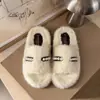 Outono Inverno Primavera Verão Chinelos de Algodão com Solado Grosso Sapatos da Moda Chinelos de Pérola e Pelo Feminino Roupa de Exterior Estilo Coreano INS Novo 2026