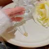 Collar de Perlas Estilo Coreano y Japonés, Colgante de Moda Nicho de Lujo Ligero Estilo Ins, Cadena para Clavícula de Acero de Titanio, Accesorio de Moda Tendencia para Mujeres