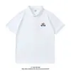 Camisa Polo para Hombre de Manga Corta de Verano Moderna Casual Versátil Camiseta con Cuello Polo Holgada Estilo Casual Americano Camisa Top para Hombre