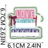 Parches Bordados de Fe para Decoración de Ropa Festiva, Parches de Corazón y Fresa, Parches Bordados de Letras Florales, Termoadhesivos
