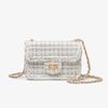 Bolsos 2026 Nuevo Bolso Cruzado Otoño e Invierno Bolso de Mujer Pequeño Estilo Chanel de Gama Alta Bolso de Hombro Bolso Cuadrado Pequeño con Cadena