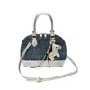 Bolso Pequeño Cuadrado Casual Estilo Coreano, Nuevo Estilo Verano, Bolso de Hombro Cruzado de Moda para Viajes Diarios para Mujer, Azul Oscuro
