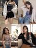 Pintura al Óleo Retro Renderizado de Malla Hermoso Espalda Pequeño Camisola Verano para Mujer Nuevo Top de Tubo Corto Ropa Exterior Corta Top Básico