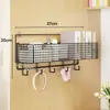 Estante de almacenamiento de pared cesta colgante de malla cama de dormitorio encima de la cama cesta de almacenamiento de mesita de noche cesta de almacenamiento de pared para dormitorio