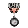 Reloj de Bolsillo Clásico de Enfermera y Doctor de Hospital con Apariencia Personalizada y Práctico Clip Retráctil para Insignia Colgante de Pecho