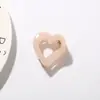 Estilo Nuevo Europeo y Americano Pinza para el Cabello con Forma de Corazón de PS de 4 cm Pinza para el Cabello Gruesa con Cierre de Mariposa Parte Posterior de la Cabeza Peinado Semirecogido Accesorios para el Cabello Dulces Adornos para la Cabeza