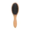 Peine Masajeador de Cojín de Aire con Cerdas de Jabalí, Peine de Airbag Antiestático, Herramienta para Desenredar y Peinar el Cabello, Peine de Dientes Largos