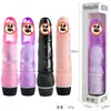 Productos sexuales para adultos juguetes sexuales TPE Cristal un solo vibrador B 19CM pene raíz masculina vibración juguetes sexuales