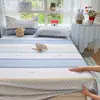 Lençol de algodão puro peça única, capa de edredom 100% algodão, conjunto de três peças com fronhas para cama de dormitório estudantil, design estampado
