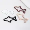 Colgante de Tiburón de Dibujos Animados de Aleación, Colgante Chapado en Color, Cadena para Teléfono Móvil, Llavero, Materiales Decorativos, Accesorios para Joyería DIY