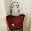 Cross2026 Nuevas Bolsas Tejidas Más Vendidas Gran Capacidad Casual Simple para Mujer Estilo Coreano Bolso Tote de Hombro Único