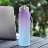 Vaso de Agua Estilo Ins Gran Capacidad Vaso Espacial Verano Fitness Vaso Deportivo Hervidor de Agua Extra Grande 2025 Nuevo Vaso de Agua