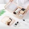 Bolsa de Cosméticos, Portátil de Viaje para Productos para el Cuidado de la Piel, Bolsa de Aseo, Impermeable, de Aspecto Elegante, Bolsa de Cosméticos Cuadrada de Gran Capacidad