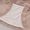 Panty Transparente de Encaje Sexy con Refuerzo Antibacteriano para Mujer, de Malla Fina para Verano, de Cintura Media