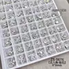 Pedras de Strass K9 Empilhadas Brilhantes Sem Base, Decorações de Unhas em Vidro Cristal de Gelo, Pedras de Strass para Unhas Ultra-Adesivas, Pedras de Strass Deslumbrantes