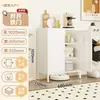 Armario de almacenamiento de pie con estación de alimentación, vitrina de té para sala de estar montada en la pared, armario metálico de doble puerta para cocina, unidad de almacenamiento de acero