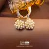 Brincos de Clipe Elegantes e Luxuosos para Bobina de Mosquito para Mulheres Sem Furos nas Orelhas, Brincos de Moda Exquisitos e Versáteis, Brincos Personalizados de Alta Qualidade para Atacado