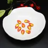 Cinco Pingentes de Vidro em Forma de Gota d'Água de Tamanho Médio Contas Soltas Acessórios para Brincos, Pentes, Pulseiras DIY Venda Direta da Fábrica Atacado