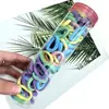 Elástico de cabelo infantil não machuca cabelo elástico anel de toalha anel para polegar corda de cabelo para menina acessórios de cabelo