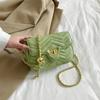 Cadena de Bolitas Pequeñas Doradas Saint Mi Bolso Pequeño para Mujer, Bolso Cruzado Nuevo Versátil de Moda para Verano, Bolso Cuadrado Pequeño de Hombro Único a la Moda