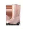 Zapatos de lluvia de caña media engrosados para mujer, zapatos de agua para mujer, botas de lluvia para mujer, zapatos impermeables de moda, zapatos de goma antideslizantes para cocina, cubrebotas de trabajo, botas de agua