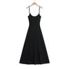 Vestido de tirantes sexy estilo Kardashian europeo y americano para mujer, se puede usar por delante y por detrás, con lazo, huecos, falda amplia, verano