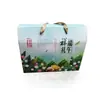 Caja de Empaque para el Festival del Bote del Dragón, Caja de Cartón Corrugado de Color para Zongzi, Caja de Papel de Empaque Portátil, Empaque de Caja de Regalo para Zongzi