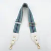Nuevo colorido tejido ancho a rayas estampado correa ancha para el hombro estilo étnico bandolera femenina estilo coreano versátil un solo hombro chica estilo occidental