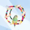 Columpio para Pájaros Suministros para Loros Anillo Colgante Suministros para Pájaros Juguete para Loros Juguete de Puente Colgante de Trigo para Loros Escalera de Nube de Pájaro Taibao