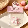 Lindo Set de Accesorios para el Cabello de Gatito Rosa, Dulce y Adorable para Niñas, Incluye Gomas para el Cabello, Pinzas de Pato y Pinzas para Flequillo