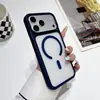 Adecuado para funda de teléfono iPhone 18 Pro Max, magnético N52, con anillo metálico para lente, cubierta protectora anticaídas para Apple 17