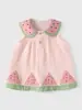Vestido de Verano para Niña con Cuello de Muñeca, Estampado de Sandía, Delgado y Moderno, Lindo Vestido de Verano para Bebé, Vestido sin Mangas para Bebé Niña