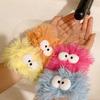 Diseño original caricatura de cabello frito muñequera pulsera para lavado de manos puño a prueba de humedad linda pulsera ultra ancha de alta elasticidad anillo para el cabello