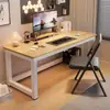 Escritorio de computadora, escritorio de escritorio, escritorio para estudio en casa, escritorio de escritura simple, escritorio de dormitorio, mesa pequeña rectangular, escritorio de oficina moderno