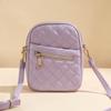 Bolsas em Estoque para Mulheres 2025 Novas Bolsas Femininas Mini Bolsas para Celular Moda Tendência Acolchoada Feminina Ombro Transversal Pequena Bolsa