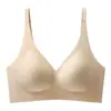 Suporte Macio Roupa Íntima Sem Costura Feminina Suporte de Reunião Anti-queda Seios Paramamários Sem Aro Costas Bonitas Esportivo Respirável Sutiã