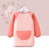 Roupas de pintura infantil, macacão impermeável antissujeira, avental de pintura para bebê, jardim de infância, manga comprida, babador de jantar antivestido